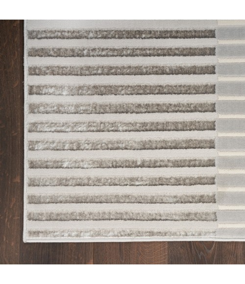 Nourison Splash Silver Grey BSK04 8 ft. Rect. Rug