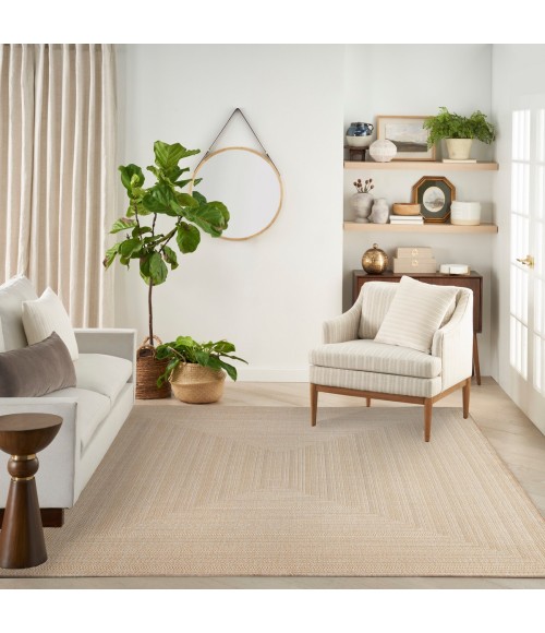 Nourison Tulum Cream TLM04 8 ft. X 10 ft. Rect. Rug