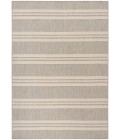 Nourison Horizon Indoor/Outdoor Grey HOZ05 6 ft. x 9 ft. Rect. Rug