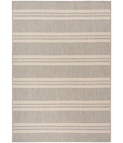 Nourison Home Horizon Indoor/Outdoor HOZ05 Grey 6 ft. X 9 ft. Area Rug