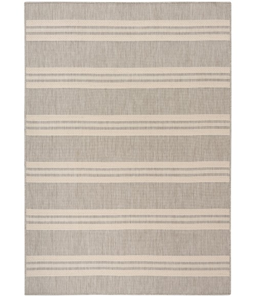 Nourison Horizon Indoor/Outdoor Grey HOZ05 6 ft. x 9 ft. Rect. Rug