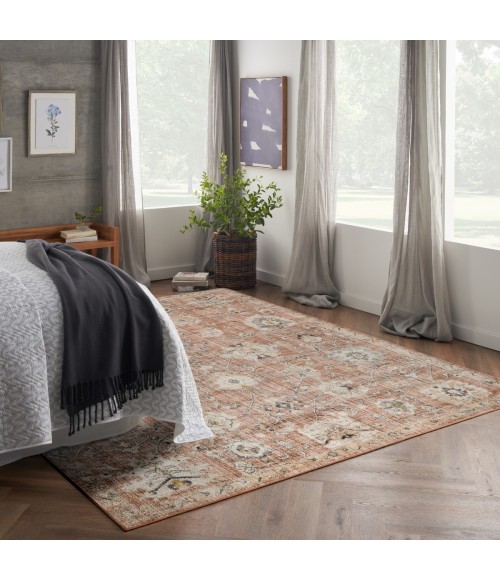 Nourison Oushak Home Rust OUS01 7 ft. X 10 ft. Rect. Rug