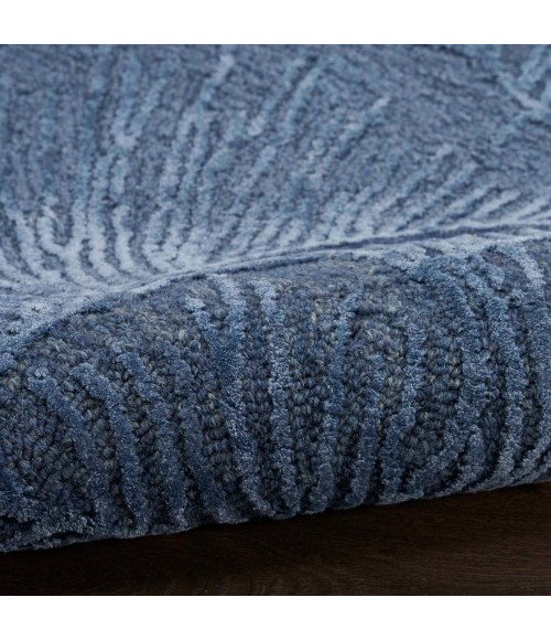 Nourison Avra Blue Rug AVR01 9 ft. X 12 ft. Rect. - Rugs Town Nourison Avra Blue AVR01 9 ft. X 12 ft. Rect. Rug