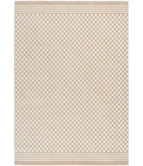 Nourison Care Free Beige CAF02 6 ft. Rect. Rug