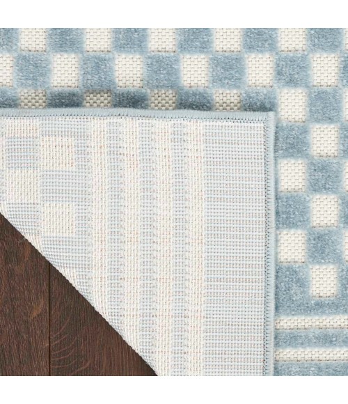 Nourison Care Free Blue CAF02 6 ft. Rect. Rug