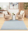 Nourison Care Free Blue CAF02 6 ft. Rect. Rug