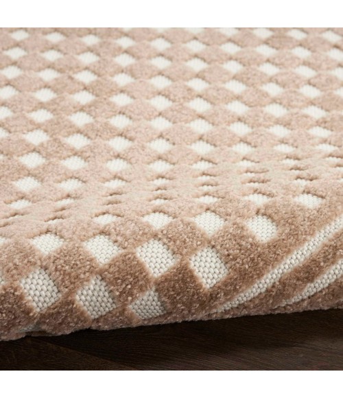 Nourison Care Free Brown CAF02 8 ft. X 10 ft. Rect. Rug