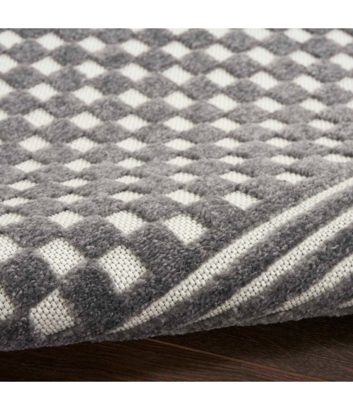 Nourison Care Free Grey CAF02 6 ft. Rect. Rug