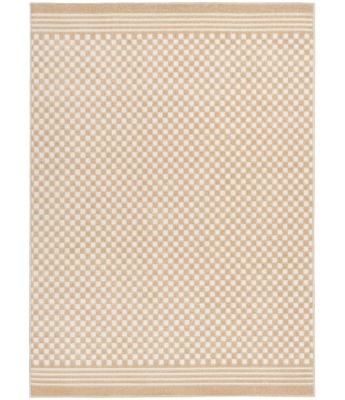 Nourison Care Free Taupe CAF02 8 ft. X 10 ft. Rect. Rug