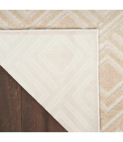 Nourison Care Free Beige CAF03 4 ft. X 6 ft. Rect. Rug