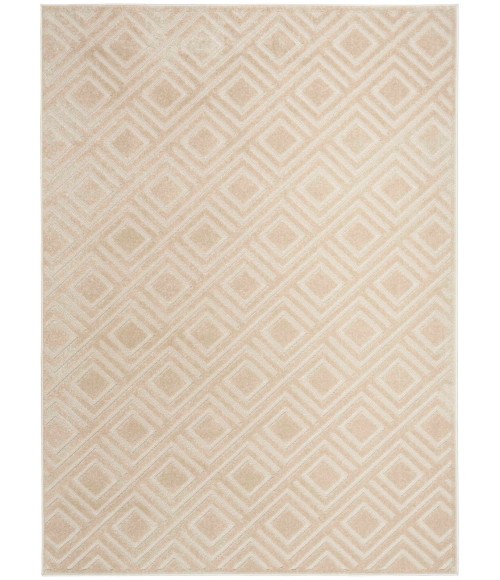 Nourison Care Free Beige CAF03 4 ft. X 6 ft. Rect. Rug