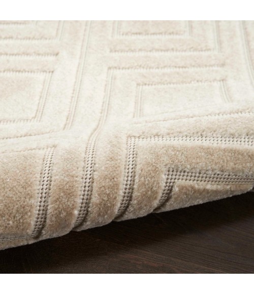 Nourison Care Free Beige CAF03 4 ft. X 6 ft. Rect. Rug