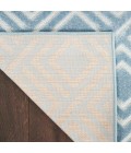 Nourison Care Free Blue CAF03 5 ft. X 7 ft. Rect. Rug