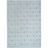 Nourison Care Free Blue CAF03 4 ft. X 6 ft. Rect. Rug