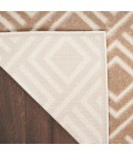 Nourison Care Free Brown CAF03 4 ft. X 6 ft. Rect. Rug