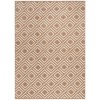 Nourison Care Free Brown CAF03 4 ft. X 6 ft. Rect. Rug