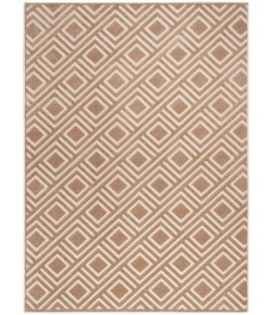 Nourison Care Free Brown CAF03 4 ft. X 6 ft. Rect. Rug