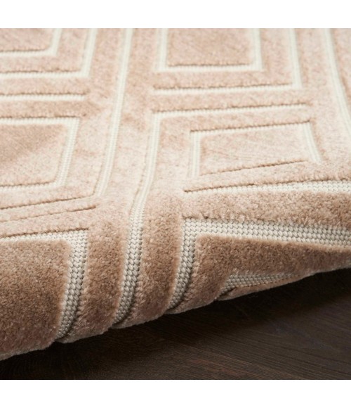 Nourison Care Free Brown CAF03 4 ft. X 6 ft. Rect. Rug