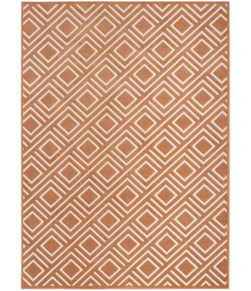Nourison Care Free Copper CAF03 6 ft. Rect. Rug