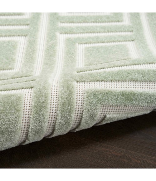 Nourison Care Free Green CAF03 4 ft. X 6 ft. Rect. Rug