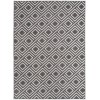 Nourison Care Free Grey CAF03 4 ft. X 6 ft. Rect. Rug