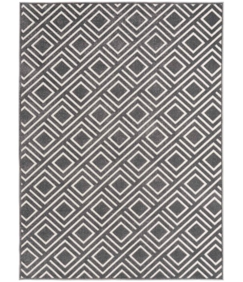Nourison Care Free Grey CAF03 9 ft. X 12 ft. Rect. Rug