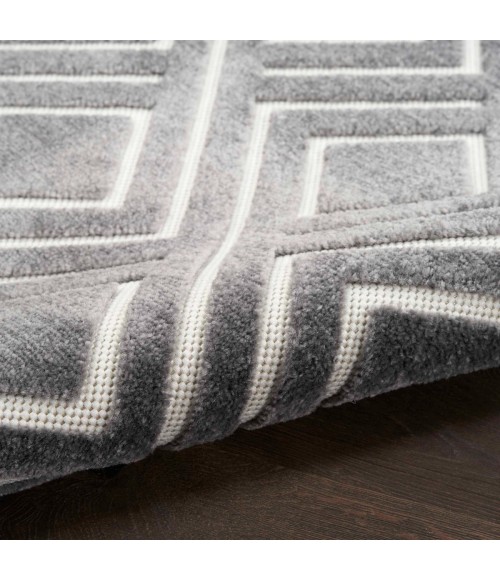 Nourison Care Free Grey CAF03 9 ft. X 12 ft. Rect. Rug