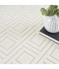 Nourison Care Free Ivory CAF03 9 ft. X 12 ft. Rect. Rug