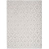 Nourison Care Free Light Grey CAF03 4 ft. X 6 ft. Rect. Rug