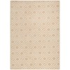 Nourison Care Free Taupe CAF03 4 ft. X 6 ft. Rect. Rug