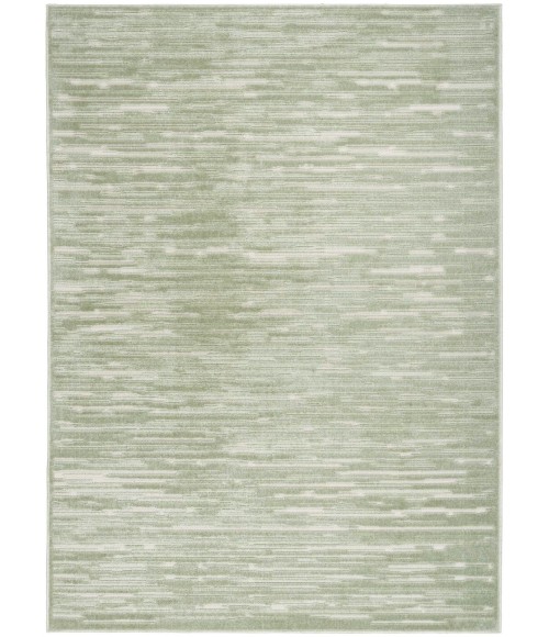 Nourison Care Free Green CAF04 4 ft. X 6 ft. Rect. Rug