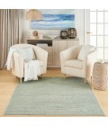 Nourison Care Free Green CAF04 4 ft. X 6 ft. Rect. Rug