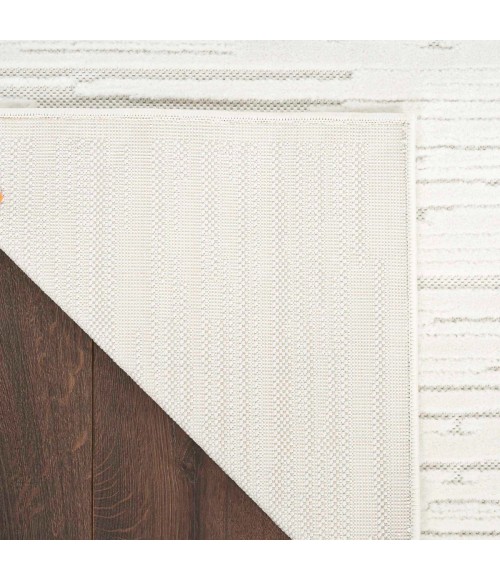 Nourison Care Free Ivory CAF04 4 ft. X 6 ft. Rect. Rug