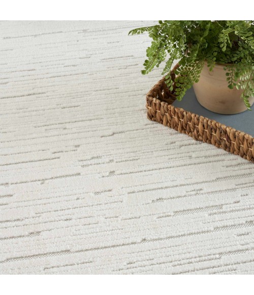 Nourison Care Free Ivory CAF04 4 ft. X 6 ft. Rect. Rug