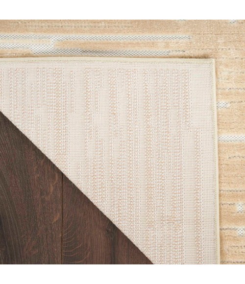 Nourison Care Free Taupe CAF04 4 ft. X 6 ft. Rect. Rug