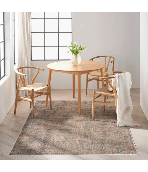 Calvin Klein CK024 Irradiant Black Ivory IRR01 8 ft. X 10 ft. Rect. Rug