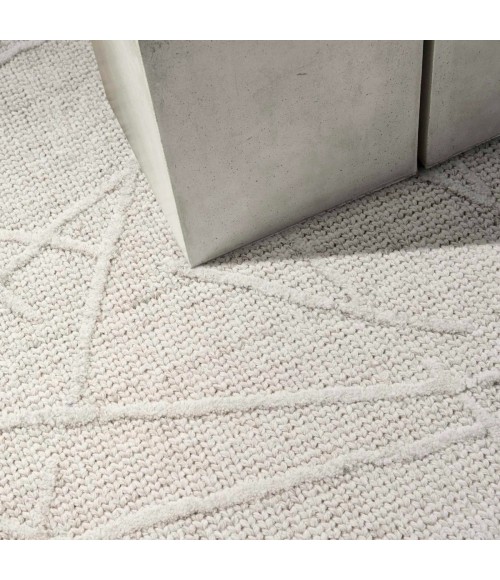 Calvin Klein CK044 Wander Ivory Grey WND01 8 ft. X 10 ft. Rect. Rug