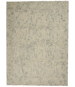 Nourison Colorado Ivory Grey Teal CLR04 8 ft. X 10 ft. Rect. Rug