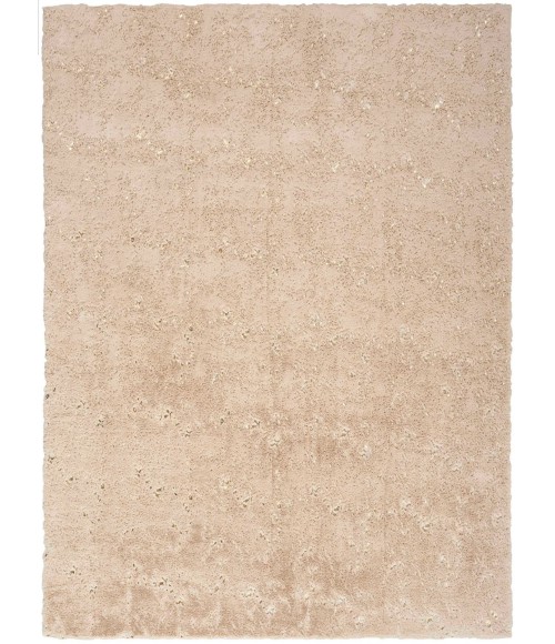 Nourison Cozy Shimmer Beige Gold CSH01 8 ft. X 10 ft. Rect. Rug
