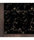 Nourison Cozy Shimmer Black Gold CSH01 8 ft. X 10 ft. Rect. Rug
