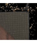 Nourison Cozy Shimmer Black Gold CSH01 8 ft. X 10 ft. Rect. Rug