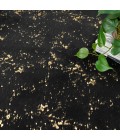 Nourison Cozy Shimmer Black Gold CSH01 8 ft. X 10 ft. Rect. Rug
