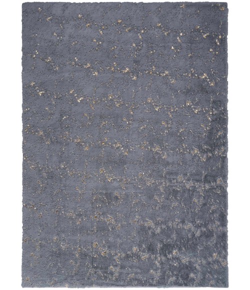 Nourison Cozy Shimmer Slate Gold CSH01 8 ft. X 10 ft. Rect. Rug