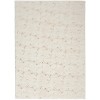 Nourison Cozy Shimmer Ivory Gold CSH01 8 ft. X 10 ft. Rect. Rug