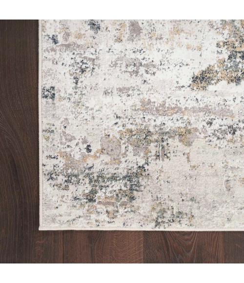 Nourison Distinctive Ivory Grey Rug DSV02 8 ft. X 10 ft. Rect. - Rugs Town Nourison Distinctive Ivory Grey DSV02 8 ft. X 10 ft. Rect. Rug