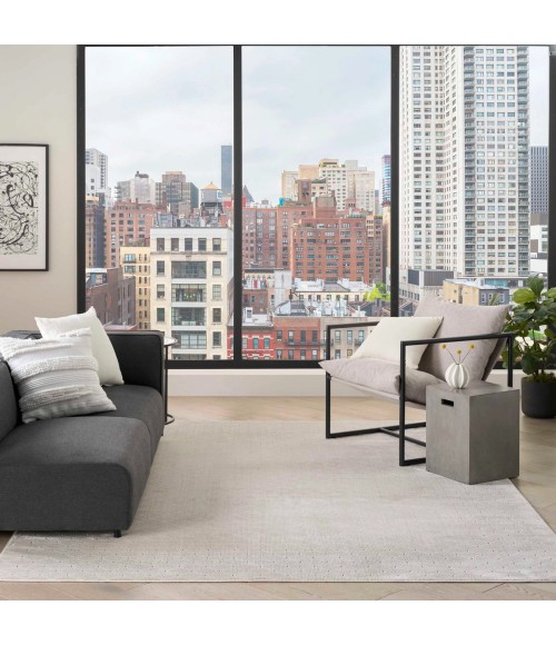 DKNY Grand Street Ivory GRN01 9 ft. X 12 ft. Rect. Rug