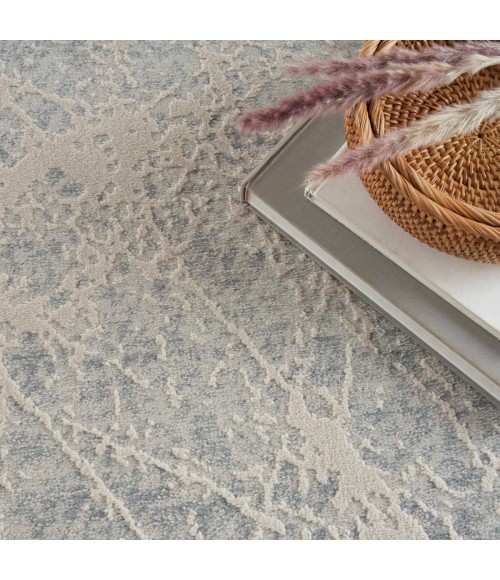 Nourison Exhale Ivory Grey EXL02 8 ft. Rect. Rug
