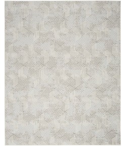 Nourison Home Grafix GRF39 Grey 8 ft. 6 in. X 12 ft. Area Rug