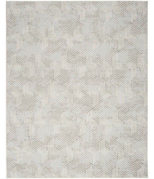 Nourison Grafix Grey GRF39 8 ft. 6 in. X 12 ft. Rect. Rug