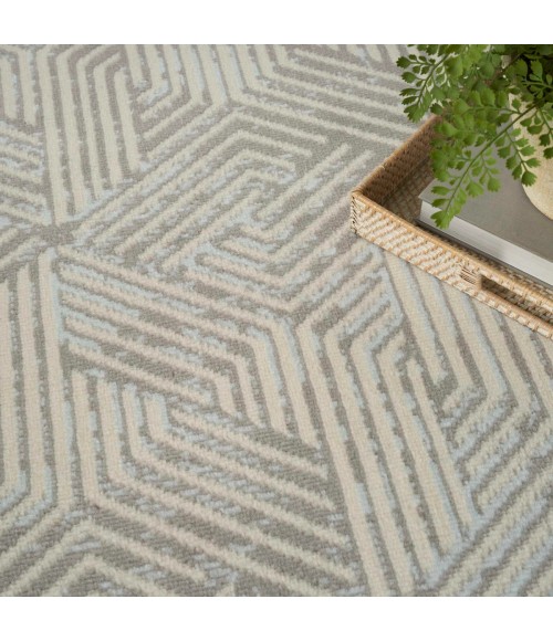 Nourison Grafix Grey GRF39 8 ft. 6 in. X 12 ft. Rect. Rug